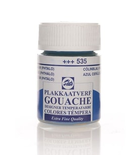 Talens Guaj Boya 535 Cerulean Blue (Phthalo) 