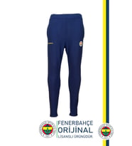 Fenerbahçe Orijinal Lisanslı Eşofman Altı Fermuarlı Paça  (Lacivert)