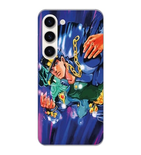 Samsung Galaxy S23 Uyumlu JoJo's Bizarre Adventure Tasarımlı Şeffaf Telefon Kılıfı
