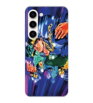 Samsung Galaxy S23 Uyumlu JoJo's Bizarre Adventure Tasarımlı Şeffaf Telefon Kılıfı