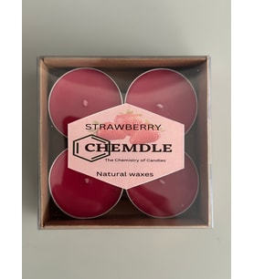 Çilek Kokulu Tealight Mum