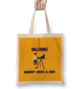 Sarcasm Funny Comment Quotes Gift - Sarcastic Women And Men Humorous Saying Bez Çanta Uzun Saplı