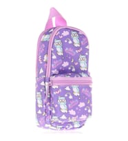 Kaukko Kalem Çantası Nature Junior Bag Owl Üç Bölmeli Kalem Çantası (Karışık)