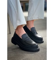 Trendyshose CH2417 Erkek Gunluk Rahat Anatomic Ayakkabı (Siyah)