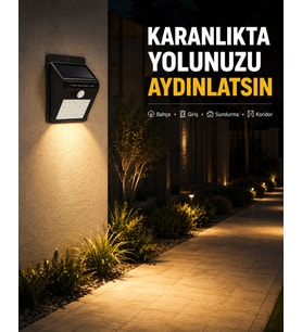 Enerji Tasarruflu Ve Otomatik Sensörlü Led Güneş Işığı - Dış Mekan Uyumlu