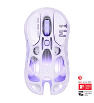 Gravastar Mercury M1 Pro RGB 26.000 DPI Optik Gaming Mouse, Kablosuz, Lavender Purple