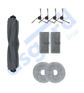 Dreame X40 MASTER-X40 ULTRA-L40 ULTRA UYUMLU 1 Ana Fırça 4 Yan Fırça 2 Filtre 4 Mop