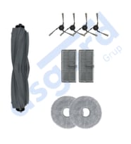 Dreame X40 MASTER-X40 ULTRA-L40 ULTRA UYUMLU 1 Ana Fırça 4 Yan Fırça 2 Filtre 4 Mop
