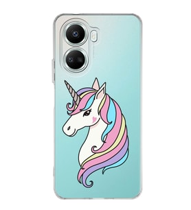Huawei Nova 10 Se Uyumlu Kapak Unicorn Tasarımlı Şeffaf Silikon Kılıf