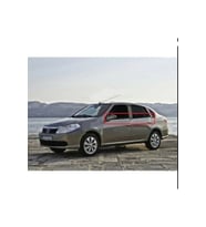 Renault Symbol Sedan Krom Cam Çıtası 2008-2012 Paslanmaz Çelik 4 Parça