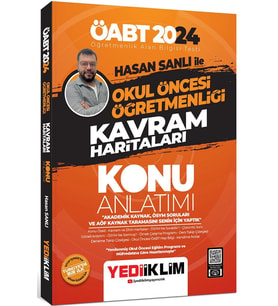 2024 Öabt Hasan Sanlı Ile Okul Öncesi Öğretmenliği Kavram Haritaları Konu Anlatımı (Krem)