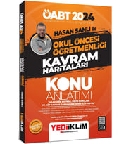 2024 Öabt Hasan Sanlı Ile Okul Öncesi Öğretmenliği Kavram Haritaları Konu Anlatımı (Krem)