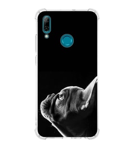 PrintiFy Huawei P Smart 2019 Uyumlu Köpek 1 Baskılı Şeffaf Köşe Korumalı Antişok Kılıf