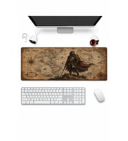 SonicTouch Klavye Mousepad 32x70cm Dikişsiz Pürüzsüz Sıvı Geçirmez Kaymaz Taban Dünya Fatihi
