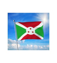 Burundi Devleti Bayrağı Premium Raşel Kumaş 70x105 cm