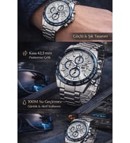 KalemhaneCasıo EDIFICE EFR-574DE Kol Saati (Gümüş)