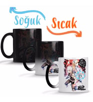 Dungeon Ni Deai Wo Motomeru No Wa Machigatteiru Darou ka Anime Sihirli Kupa Bardak Porselen