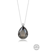 Swarovski Crystal Kadın Damla Gümüş Kolye