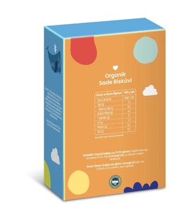 Organik Sade Bisküvi 50Gr
