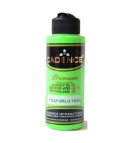 Cadence Premium Akrilik Boya 120 ml. Fosforlu Yeşil 