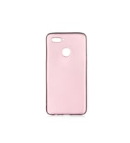 Oppo A12 Uyumlu Kılıf Zore Premier Silikon Kapak (Rose Gold Altın)
