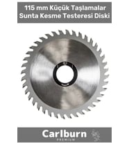 Özel Üretim Elmaslı Ahşap Ağaç Tahta Testere 115 mm Küçük Taşlamalar Sunta Kesme Testeresi Diski