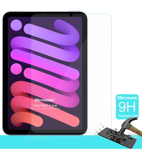Microsonic Apple iPad Mini 7 (A2993-A2995) Temperli Cam Ekran Koruyucu