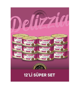 Reflex Plus Delizzia Yetişkin Tavuklu-Ciğerli Gravy Kedi Maması 12x85 gram