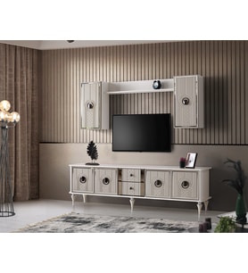 BAHAR MDF TV ÜNİTESİ (Kum Beji)