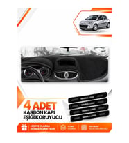 RENAULT CLIO 3 (2005-2012) Uyumlu Ön Torpido Koruma Kılıfı Halısı - Siyah