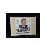 İngiltere WW2 Salmon Postcard Lord Tedder Typhoon / Royal Air Force 2. Dünya Savaşı Savaş Uçağı Te