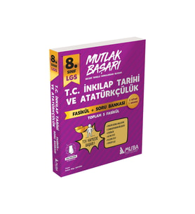 Muba Yayınları Mutlak Başarı LGS İnkılap Tarihi ve Atatükçülük Fasikül+Soru Bankası (Çok Renkli)