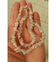 Morganit Ve Akuamarin Kırıktaş Dizi 40 cm 316