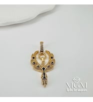 Zirkon Taşlı Pirinç Charmlar - Charm0012