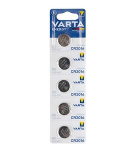 Varta CR2016 Lityum Pil (5 Li Paket)
