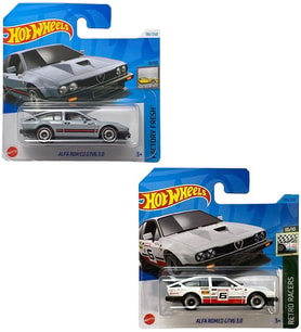 Hot Wheels Alfa Romeo Gvt6 3.0 2 Araç Set Beyaz & Gri (1/64)