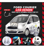 Ford Courier 2007-2014 Kısa Far Uyumlu Şimşek Etkili Led Xenon Performance Series H1