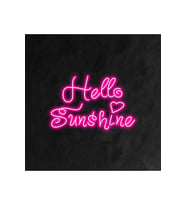 Hello Sunshine Yazılı Neon Tabela