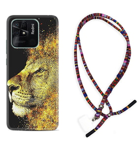 Xiaomi Poco X3 Pro M4 Pro X4 Pro C40 10C Kılıf Boyun Asklı Rasta Silikon Leon 1323
