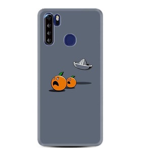 Reeder P13 Blue Max Kılıf Desenli Silikon Orange Escape