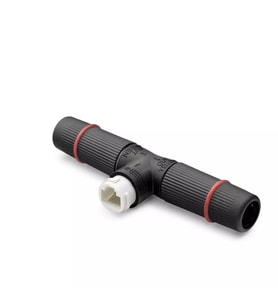 NODAR ND2452 T Tipi Su Geçirmez PoE Splitter RJ45 Veri + Güç Ayırıcı - Siyah