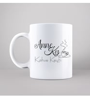 Anne Kız Kahve Keyfi Tasarımlı Kupa