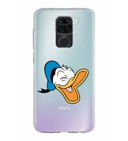 Xiaomi Redmi Note 9 Uyumlu Kapak Donald Duck Tasarımlı Şeffaf Silikon Kılıf