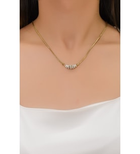 MİNELİ TASARIM KOLYE 14 AYAR A064543
