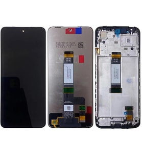 Xiaomi Redmi 12 İle Uyumlu Ekran Dokunmatik Revize Orj Çıtalı (Siyah)
