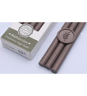 Mühür Mumu Çubuk 11mm x 120mm 10 lu Paket Model No:21 (ÇİKOLATA)