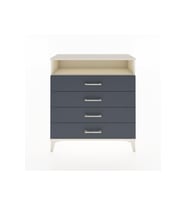 Arges Şifonyer Tek Raflı 4 Çekmeceli 88x30x96 Aytaşı-Antrasit