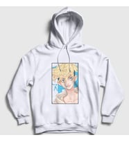 Presmono Unisex Beyaz Chifuyu Anime Tokyo Revengers Kapüşonlu Sweatshirt 241063tt