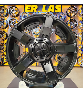 4 Adet WRS-5238 9*18 5*120 ET25 65,1 M.BLACK MACK JANT (Takım)