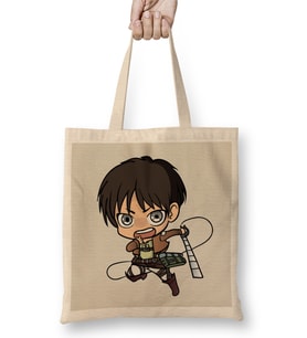 Attack On Titan Chibi Eren Bez Çanta Uzun Saplı